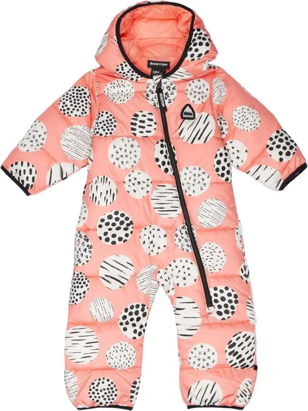 Burton Infant's Buddy Bunting Suit in Doodle Dot Winter Jumpsuit Size 12M NWT